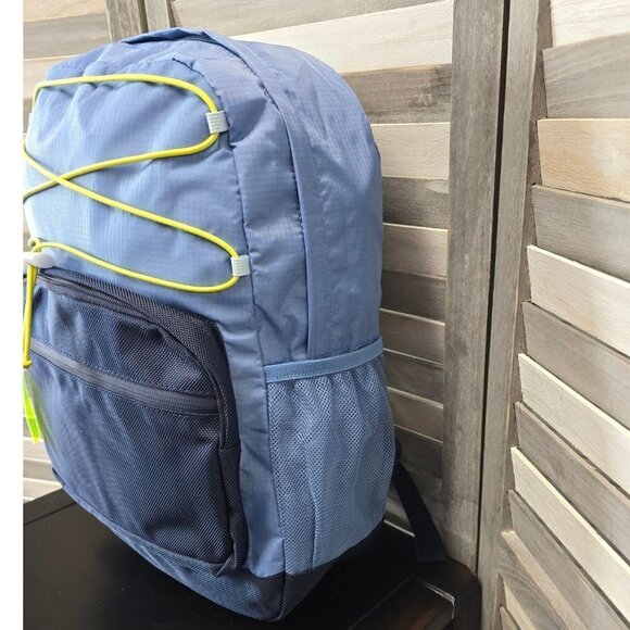 Kids' 16" Colorblock Ripstop Backpack | Cat & Jack™ Blue - Picture 3 of 12